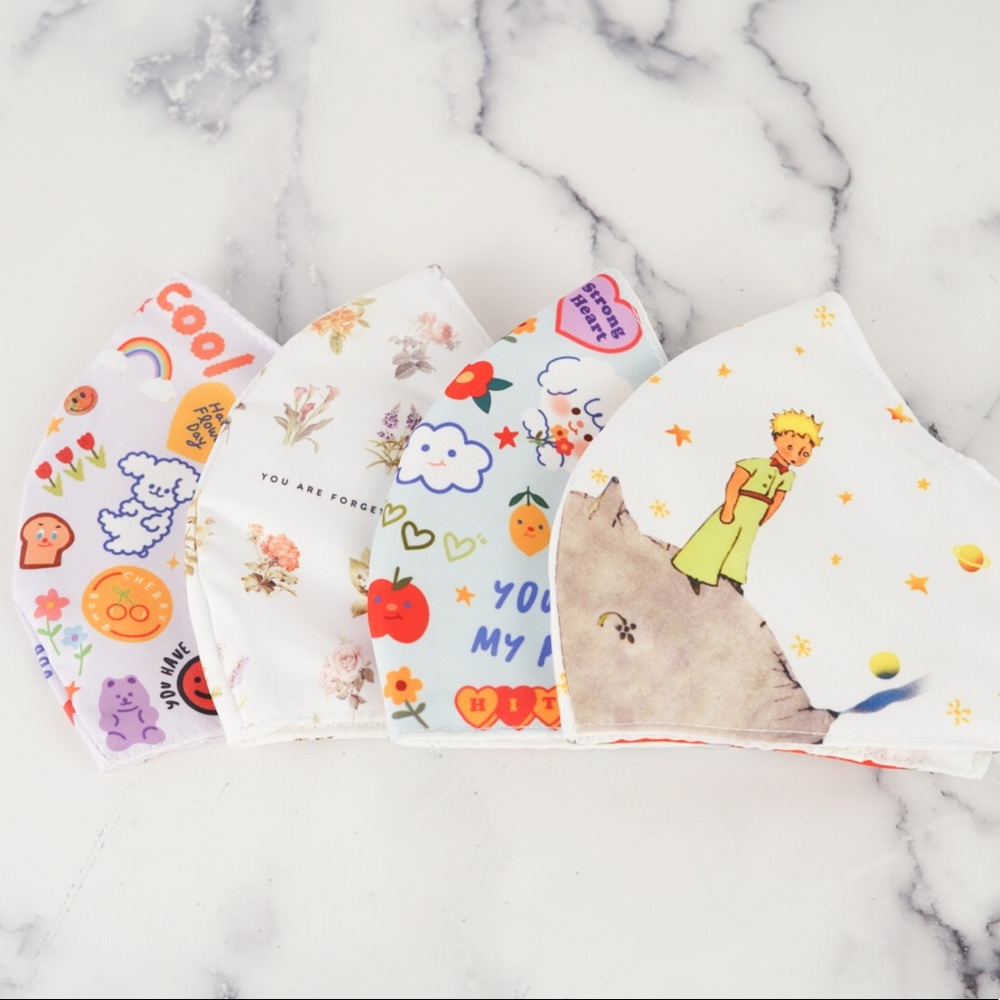Set B, 3 layers with filter pocket face masks